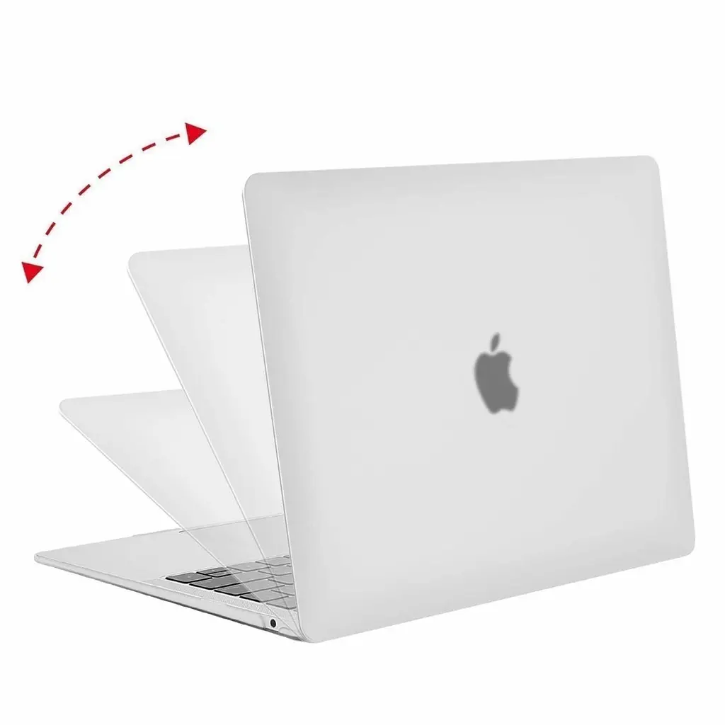 Пластикова накладка STR Matte HardShell Matte Case for MacBook Air 13` A1932/A2179/A2337 White (2018-2020) [52863] - фото 2