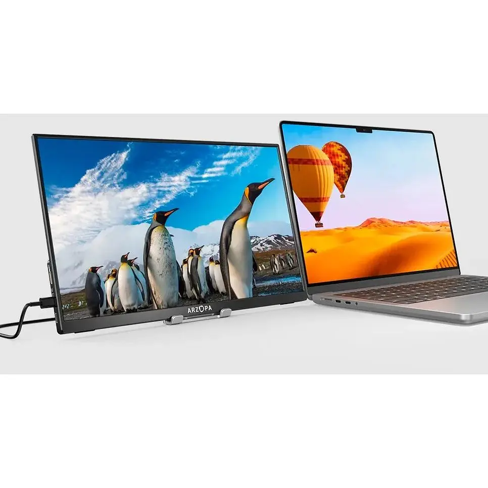 Портативний монітор Arzopa a1 Gamut Slim Black [101363] - фото 4