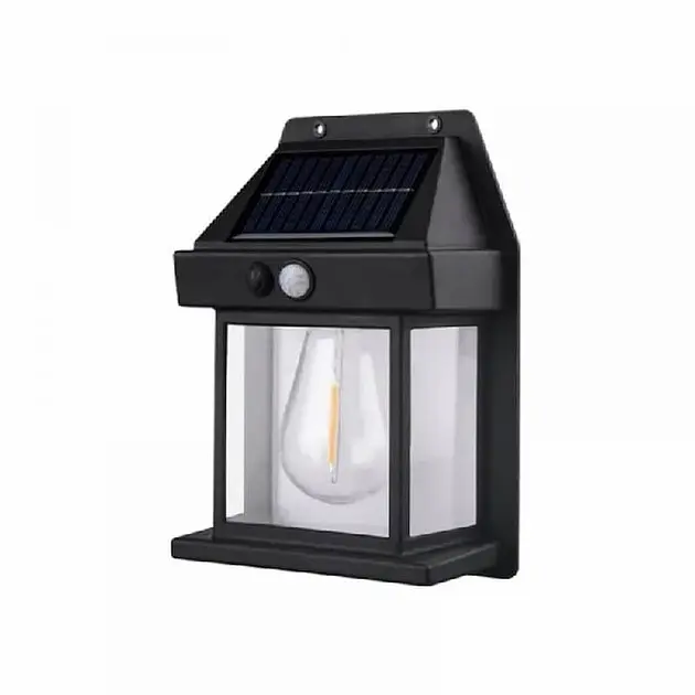 Вуличний ліхтар настіний Solar Light BK899 на сонячних батареях з датчиком руху - фото 4