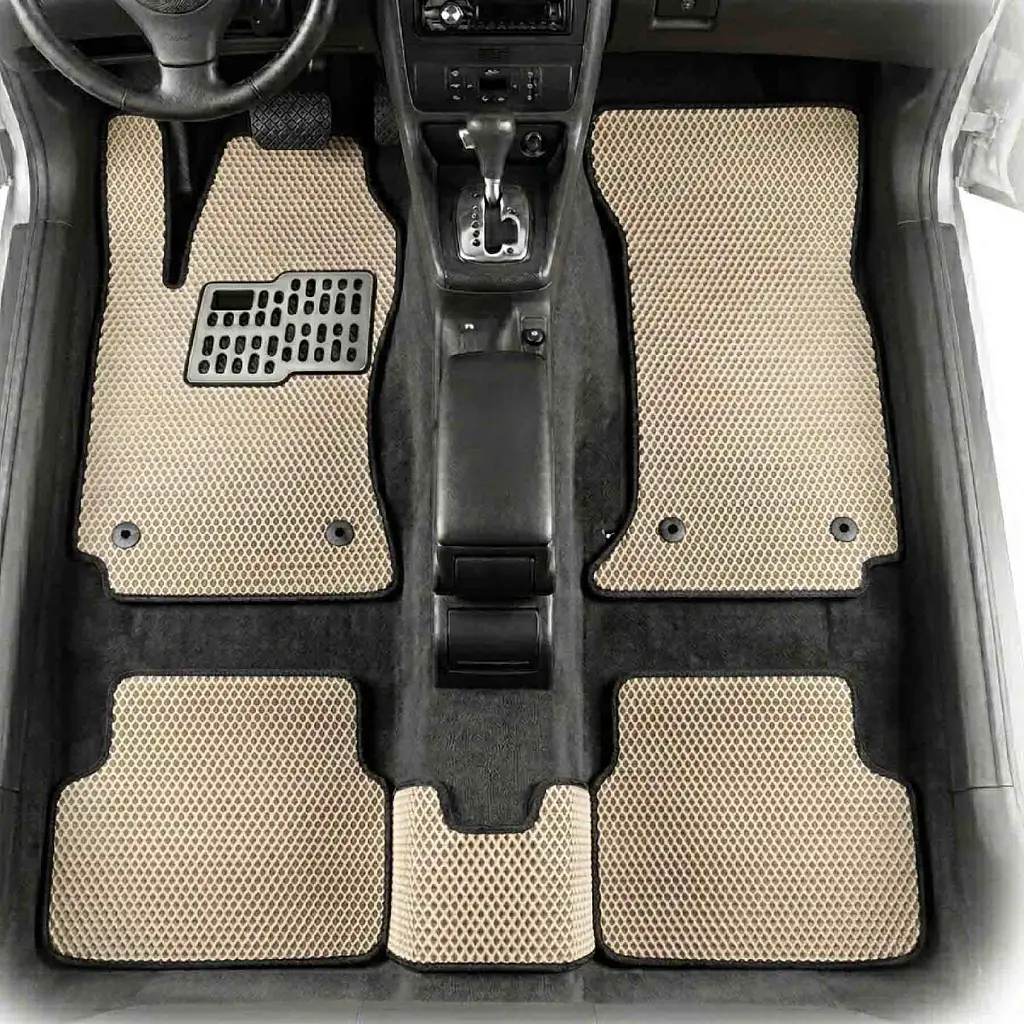 Килимки в салон EVA для Audi A4 B5 1994-2001 з підп'ятником Бежеві 5 шт