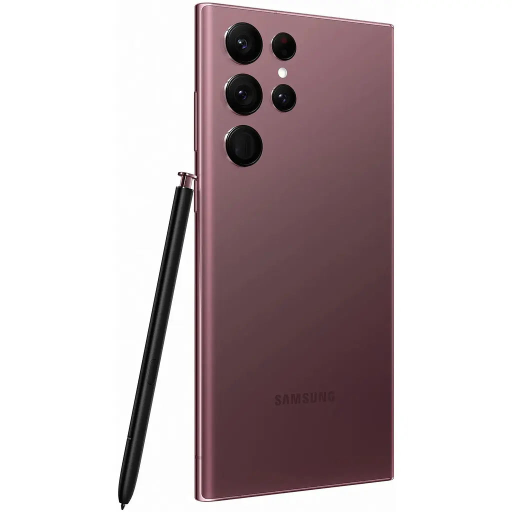Смартфон Samsung Galaxy S22 Ultra 5G 12/256Gb Burgundy S9080/DS (Asia) [NFC, 2 SIM, no e-SIM] - фото 6