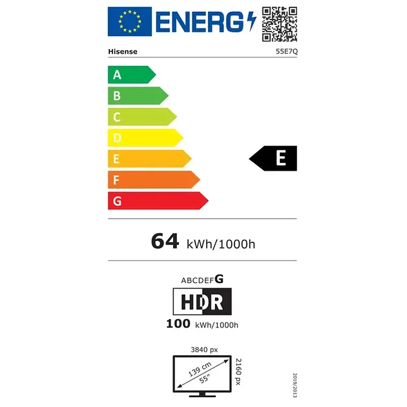 Телевізор LED HISENSE 55E7Q - фото 6