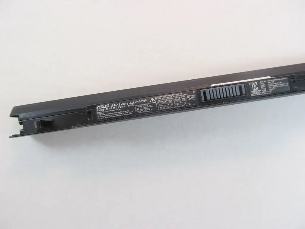 Акумулятор для ноутбука Asus A41-K56, 2950 mAh (44Wh), 4cell, 15V, Li-ion, чорний - фото 2