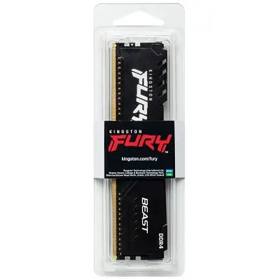 Модуль пам'яті для комп'ютера DDR4 16GB 3200 MHz Beast Black Kingston Fury (ex.HyperX) (KF432C16BB1/16WP) - фото 5