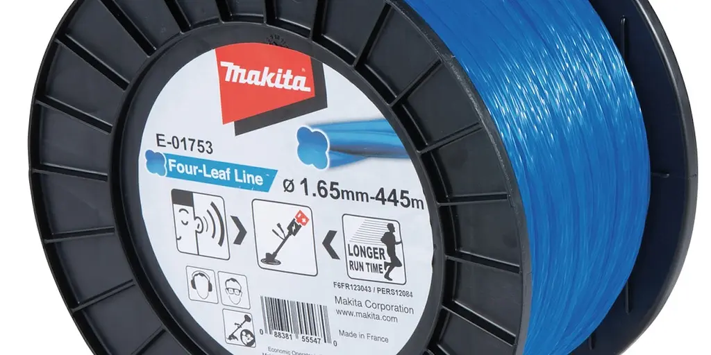 Жилка косильна 1.65 мм "чотирилисник" Makita E-01753 (445 м) - фото 2