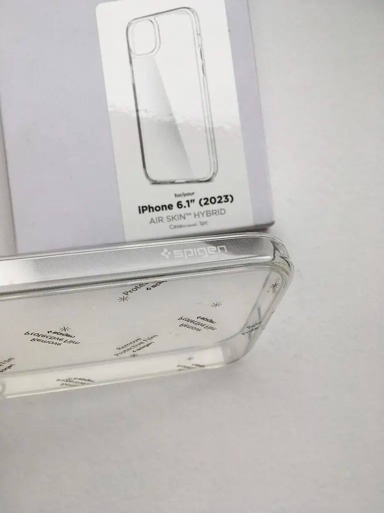 Чохол протиударний Spigen AirSkin Hybrid для iPhone 15 Crystal Clear Прозорий ACS06785 - фото 3