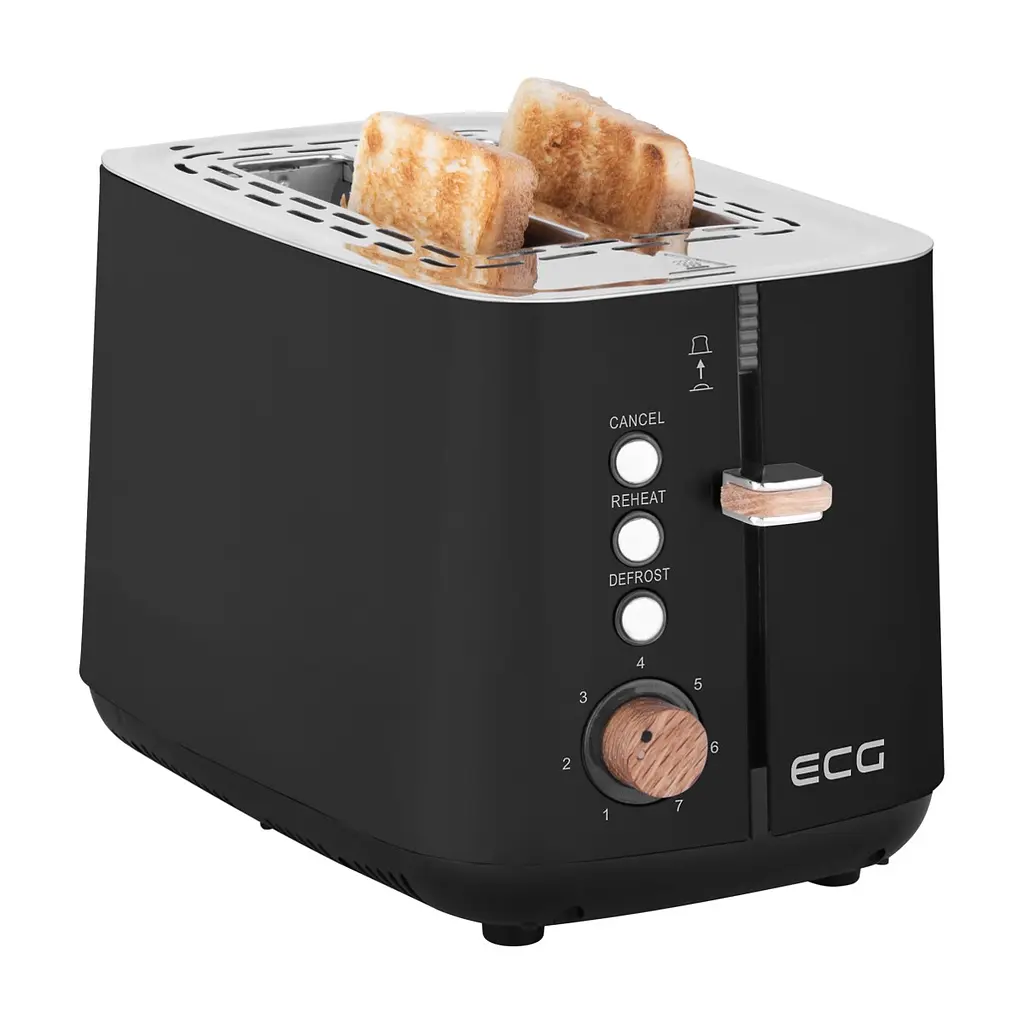 Тостер ECG ST 2768 Timber Black - фото 8