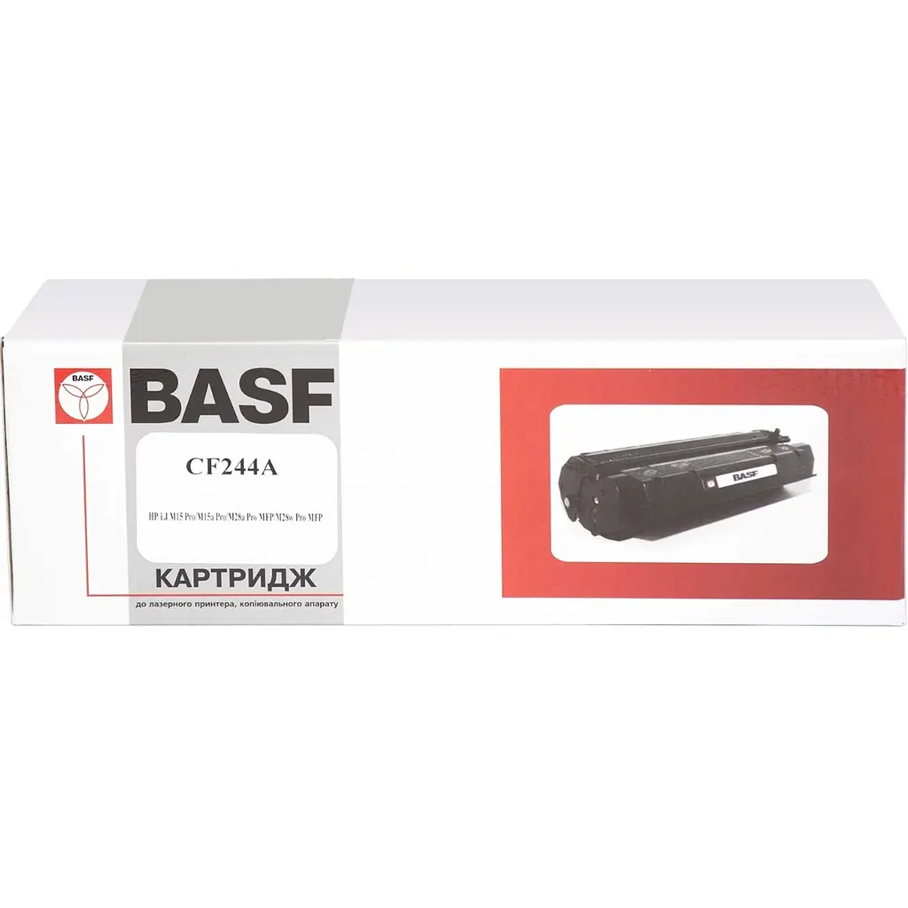 Картридж тон. BASF для HP LJ M15/16/17, MFP M28/29/30 аналог CF244A Black ( 1000 ст.) (BASF-KT-CF244A) - фото 2
