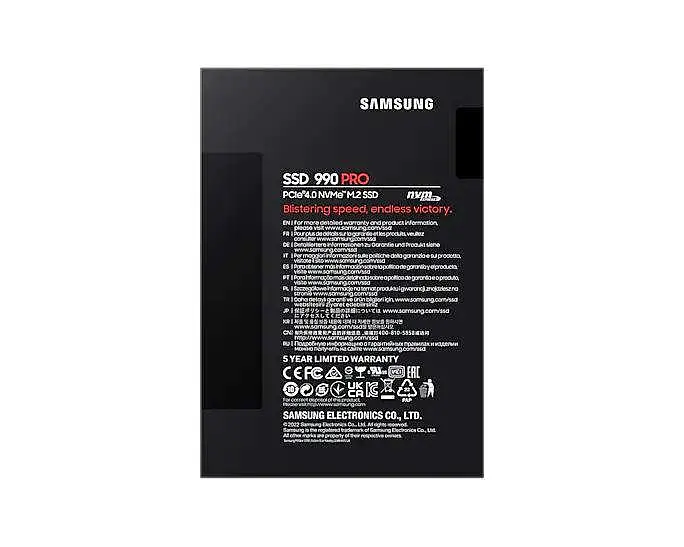 SSD накопичувач Samsung 990 PRO SSD M.2 4TB (MZ-V9P4T0BW) - фото 6