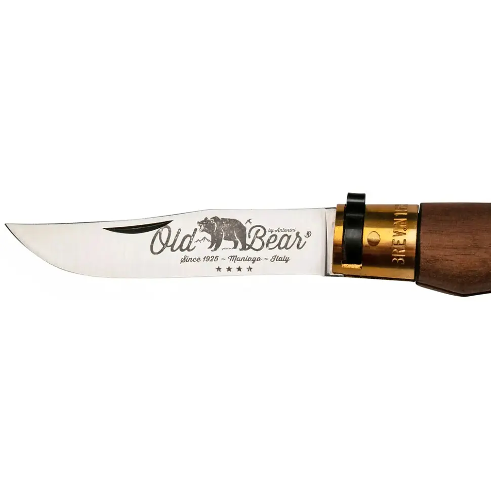 Ніж Old Bear Classic L, 420 steel, Walnut wood - фото 3