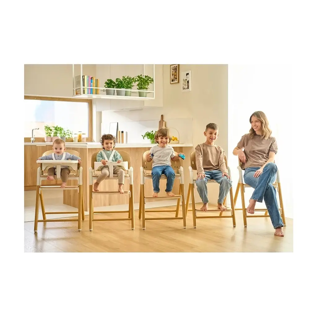 Стілець для годування Lionelo CELIA WHITE NATURAL WOOD (LO-CELIA WHITE NATURAL WOOD) - фото 9