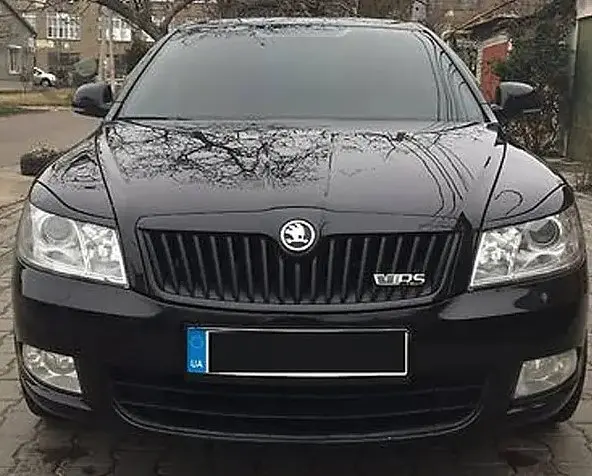 Вії фар Skoda Octavia A5 2010- Ресталінг Voron Glass - фото 2