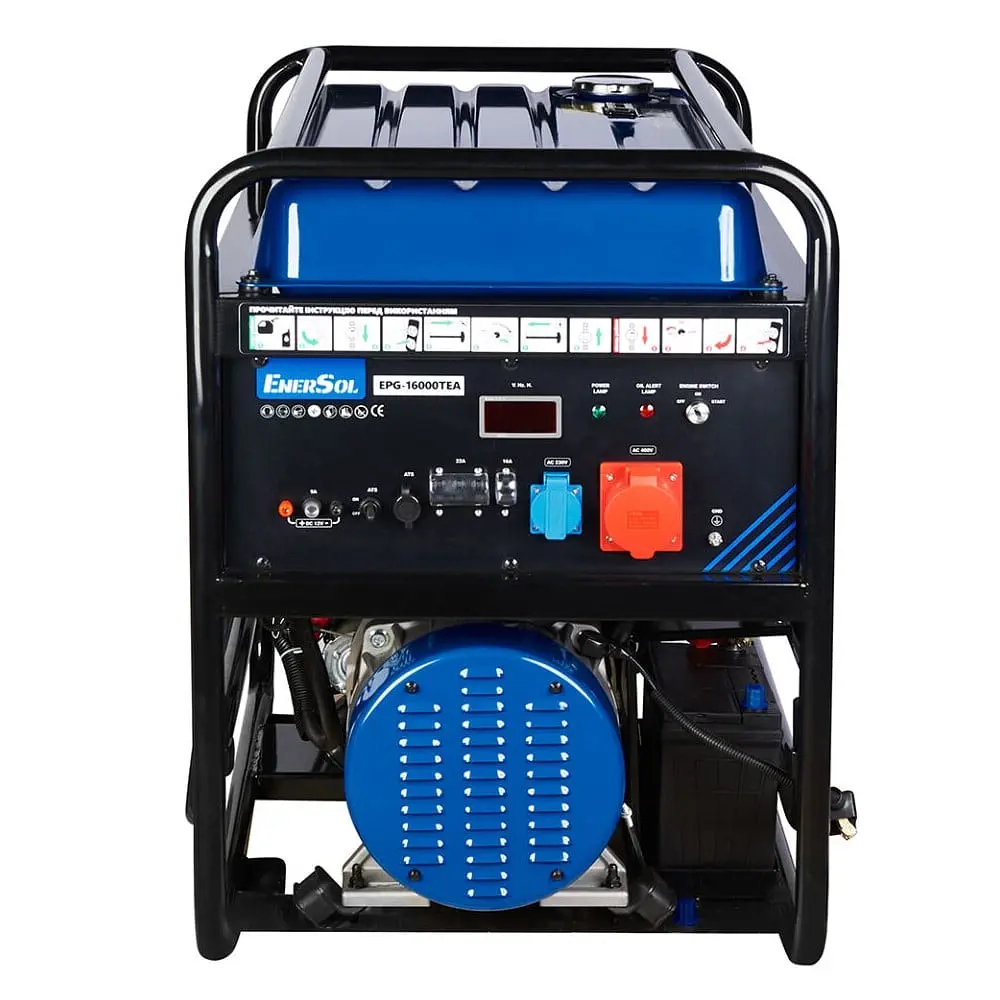 Генератор бензиновий 15 кВт EnerSol EPG-16000TEA (41-00477) - фото 2