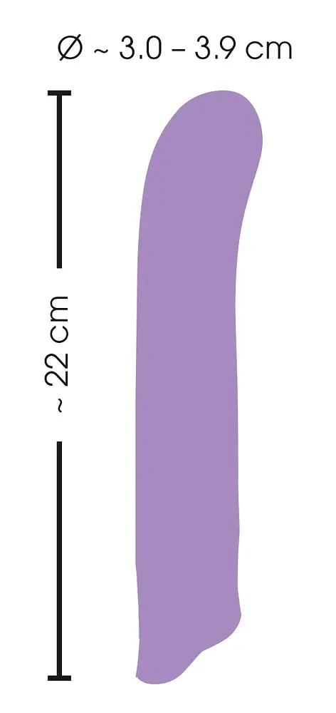 Вібратор Sweet Smile Easy 22 см фіолетовий - фото 6