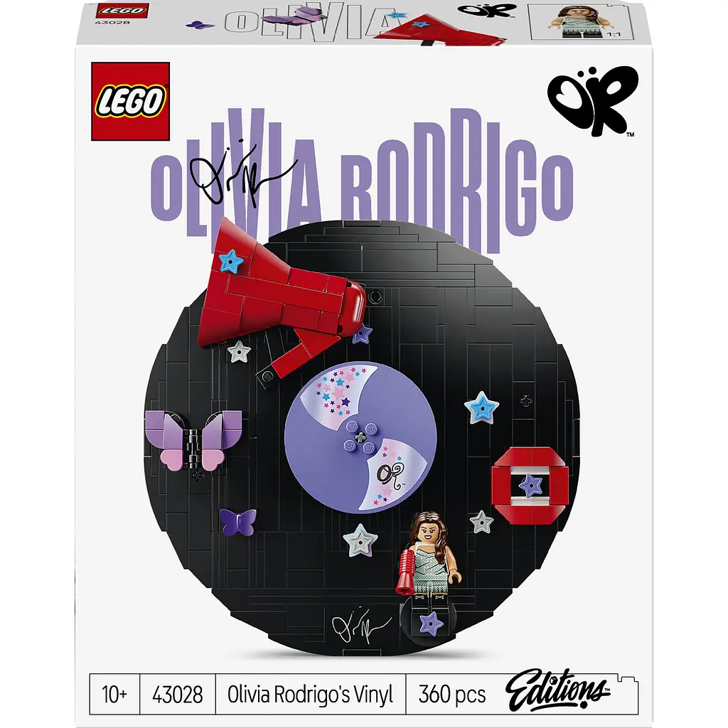 Конструктор LEGO Editions Music Вініл Олівії Родріґо 360 ел. (43028) - фото 3