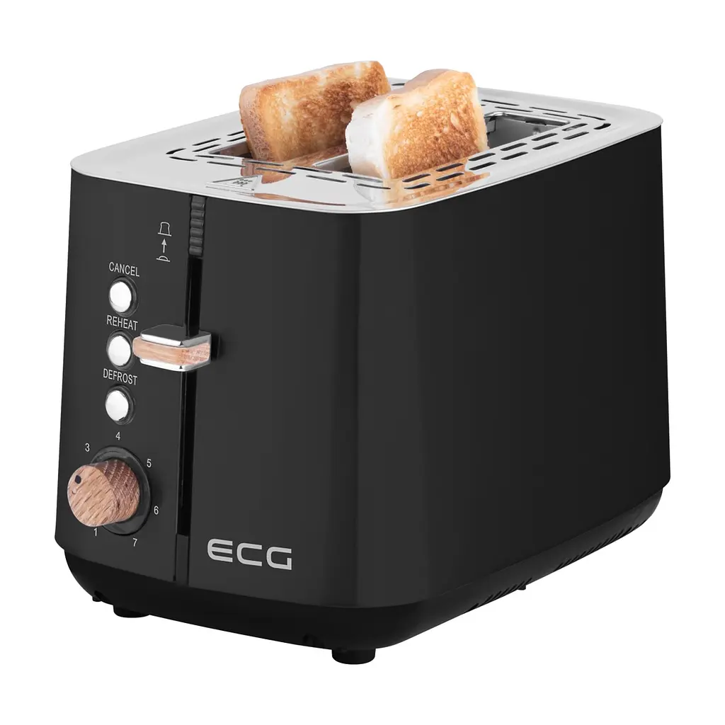 Тостер ECG ST 2768 Timber Black - фото 9