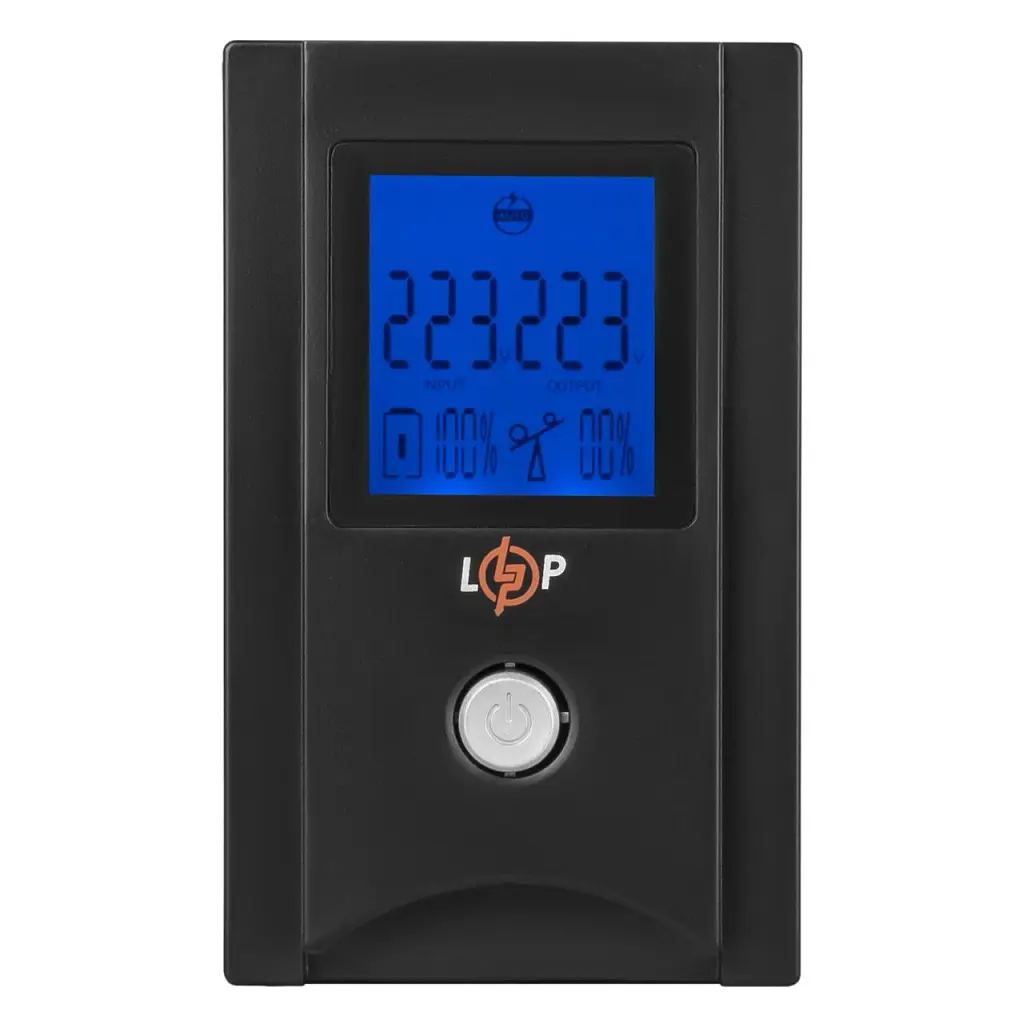 ДБЖ LogicPower LP UL650VA (390Вт) лінійно-інтерактивне, АКБ 12В 7Аг, USB, LCD - фото 3