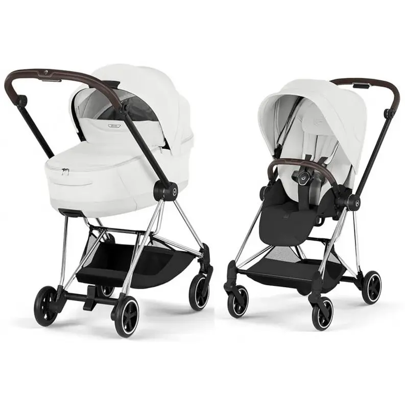 Cybex Mios Style 5.0 коляска 2 в 1 Off White шасі Chrome