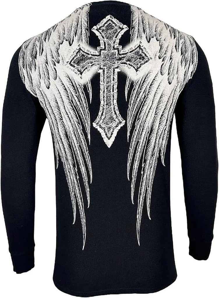 Футболка з довгим рукавом Xtreme Couture by Affliction Men's Thermal Shirt Dagger 3XL - фото 2