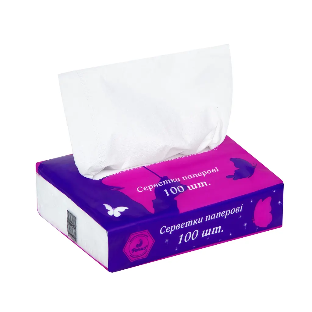 Серветки косметичні Parus двошарові 100 шт. - фото 3