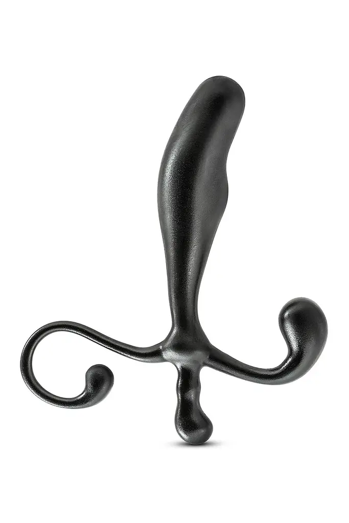 Стимулятор простати Anal Adventures Prostate Stimulator, 12.7 см чорний - фото 5