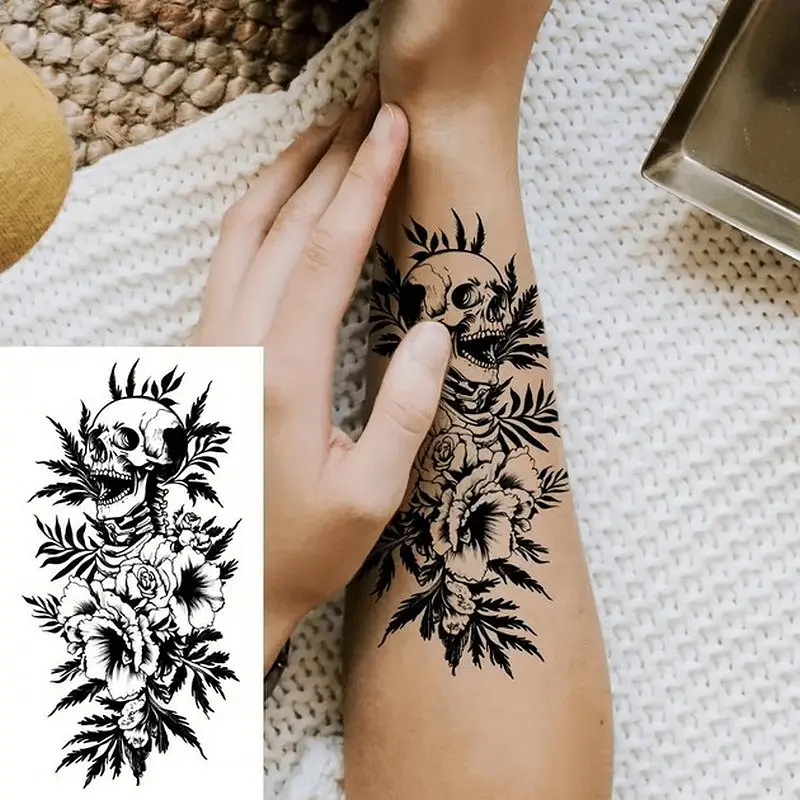 Набір дитячих тимчасових татуювань "Чорні міні №5" black-tattoo-mini-set-5-T - фото 4