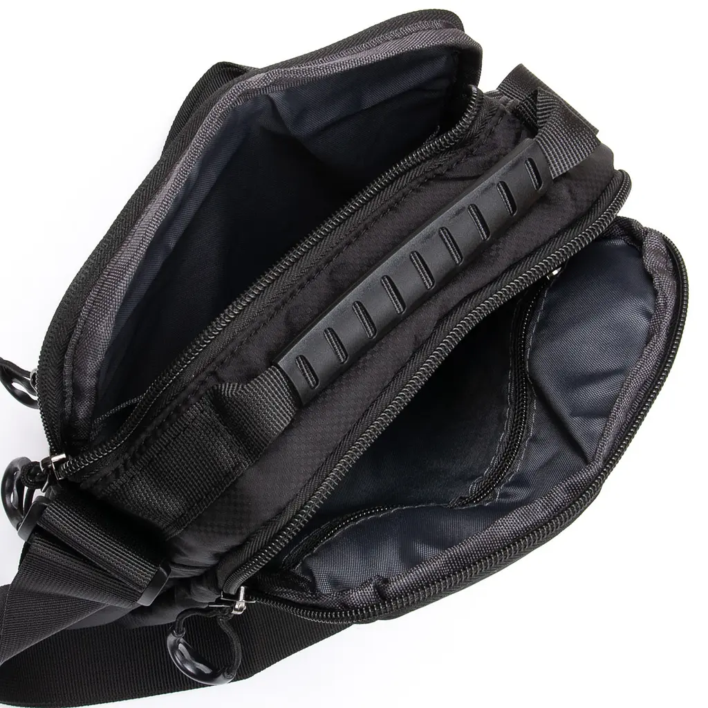 Чоловіча сумка-планшет Lanpad чорний (LAN7669 black) - фото 6