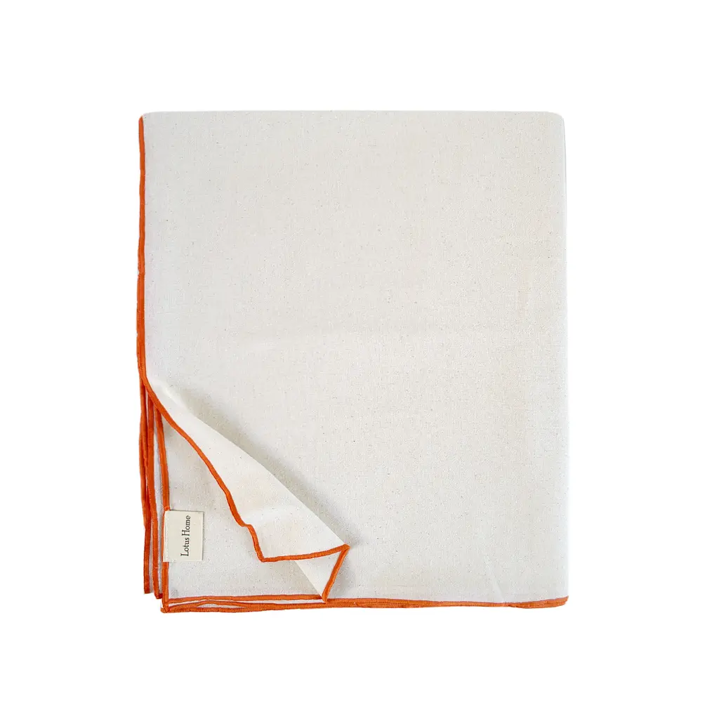 Скатерть Lotus Home - Toursa оранжевый 150x220 - фото 2