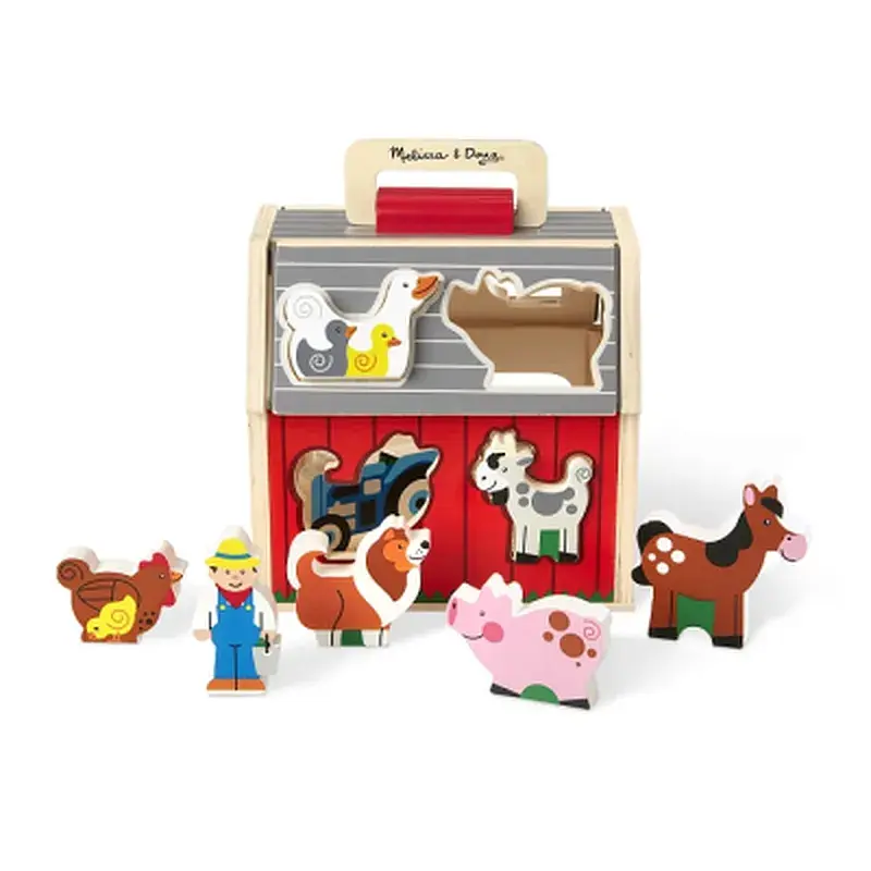 Розвиваюча іграшка Melissa&Doug дерев'яний сортувальний сарай (MD30149) - фото 4