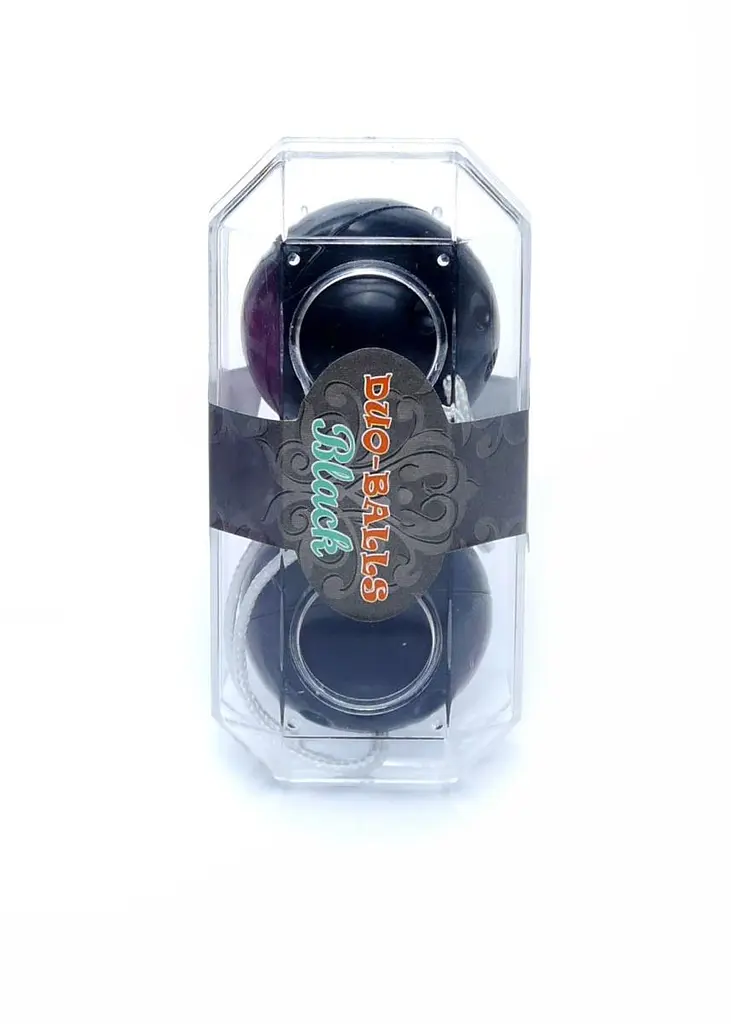 Вагинальные шарики Duo-Balls Black, 21 см, черный - фото 6