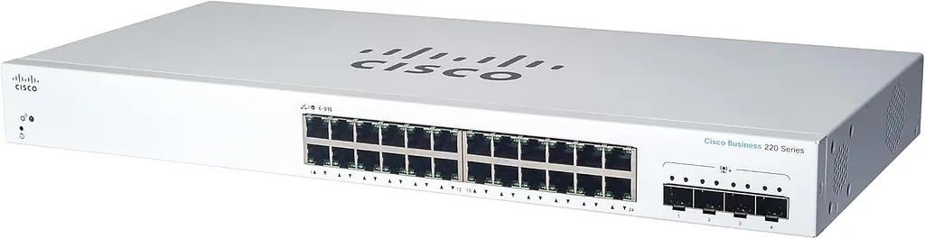 Коммутатор CBS220 24xGE, 4x10G SFP+, Smart Cisco teh0018211 - фото 2