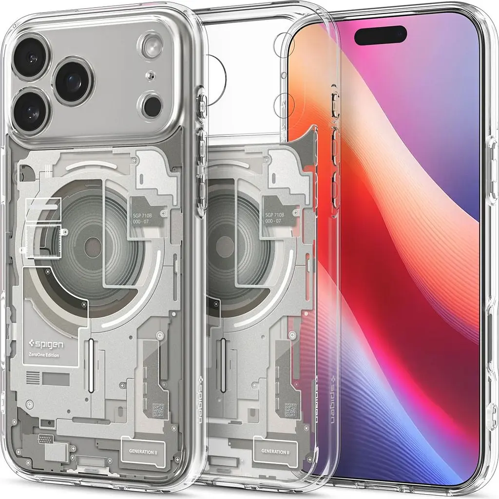 Чохол Spigen Ultra Hybrid MagSafe Zero One для Apple iPhone 17 Pro Natural Titanium (ACS10352) [149403] - фото 3