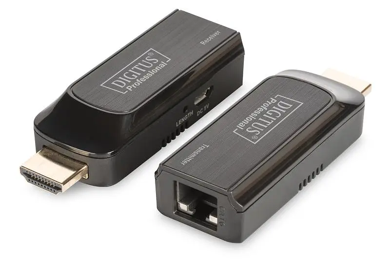 Мини Удлинитель HDMI по витой паре до 50 м Digitus DS55203