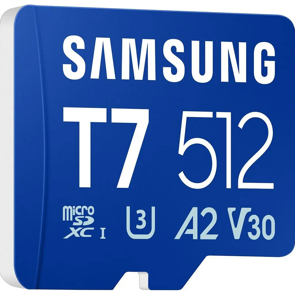 Карта пам'яті Samsung MICRO SDXC T7 512GB, U3, V30, A2 до 170 Мб/с (MB-MB512T/WW) - фото 2
