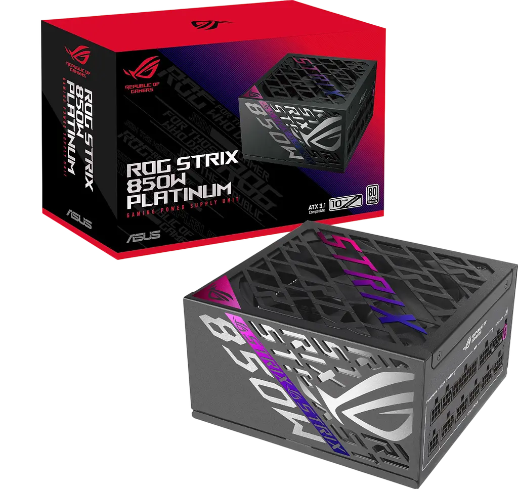 Блок живлення ASUS ROG STRIX 850W 80+ Platinum (90YE00W2-B0NA00) - фото 3
