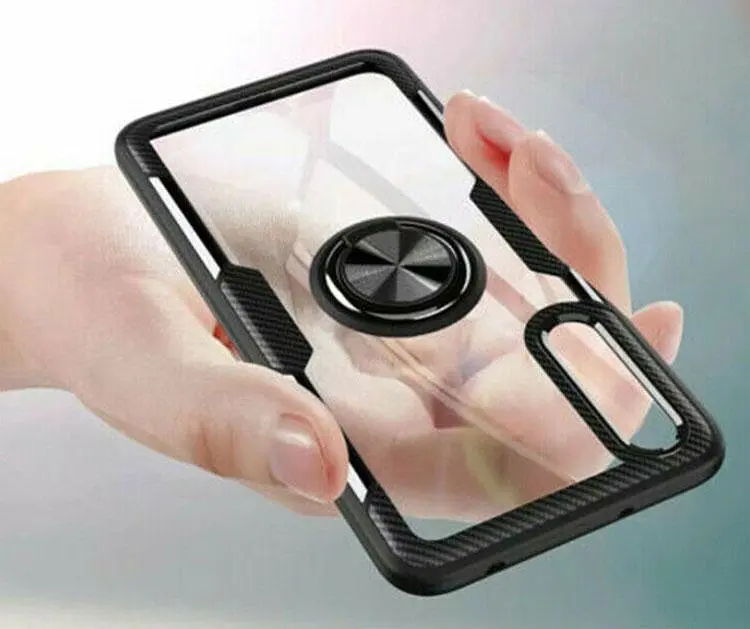 Чохол Primolux Ring Magnetic Stand для Huawei P30 Black - фото 5
