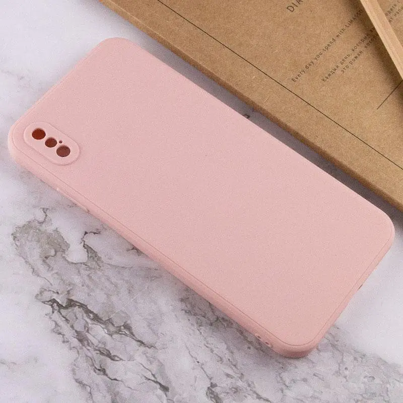 Силіконовий чохол Candy Full Camera для Apple iPhone XS Max (6.5) Рожевий / Pink Sand - фото 4