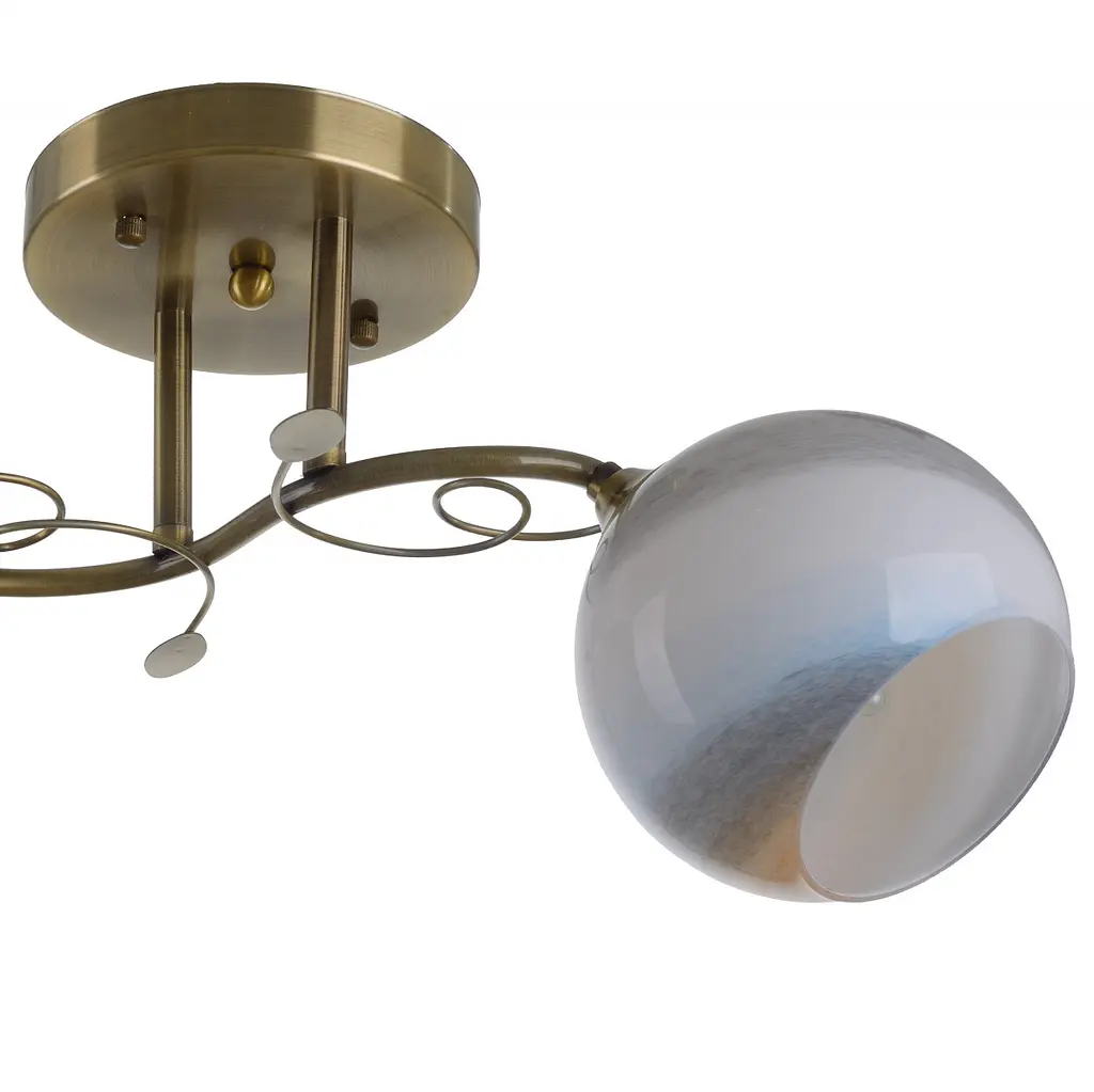 Люстра Brille потолочная для прихожей E27 60W AB (LK-682C/2) - фото 2