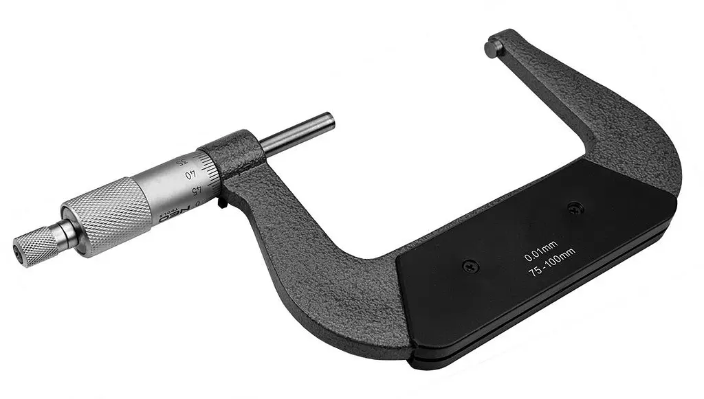 Микрометр с верньером 75-100мм ±0.01мм/м Neo Tools hoz0013756 - фото 4
