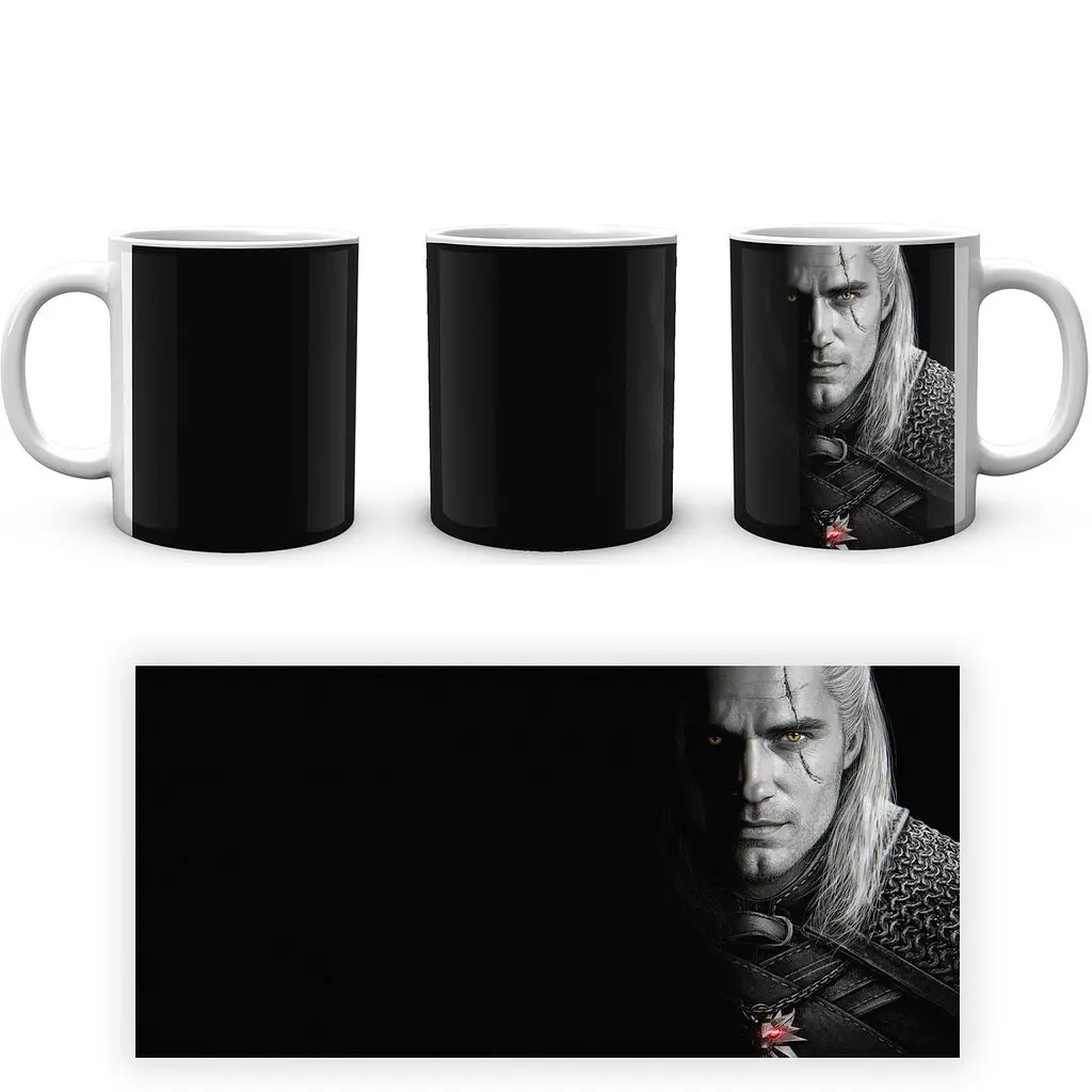 Кухоль GeekLand The Witcher Відьмак Геральт TW 002.001 330 мл білий - фото 4