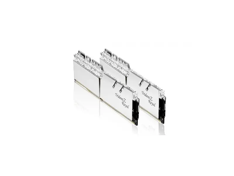Модуль пам'яті G.Skill 32 GB (2x16GB) DDR4 3200 MHz Trident Z Royal Silver (F4-3200C16D-32GTRS) - фото 3