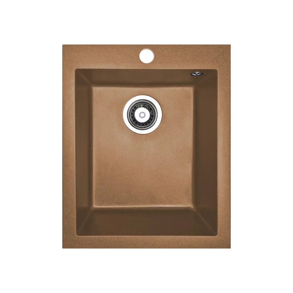 Кухонна мийка Adamant BOARD terra-cotta 410x495x190 мм, без крила 41 см - фото 3
