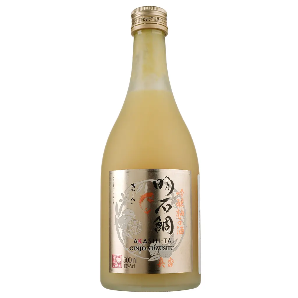 Ликер Akashi Tai Ginjo Yuzushu 10% 0.5 л - фото 2