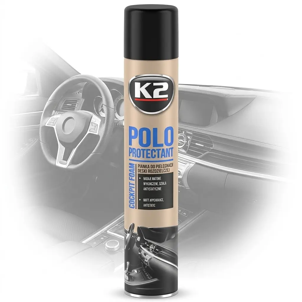 Поліроль торпеди спрей K2 Polo Protectant Матовий 750 мл