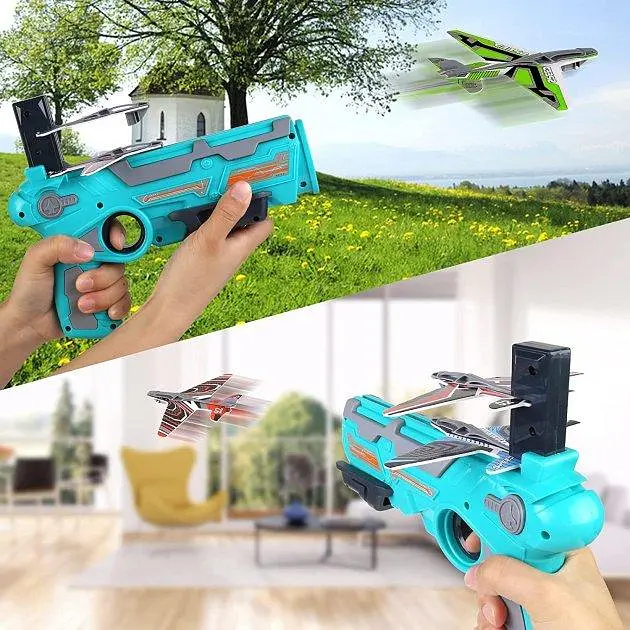 Дитячий іграшковий пістолет – катапульта з літачками Air Battle - фото 4