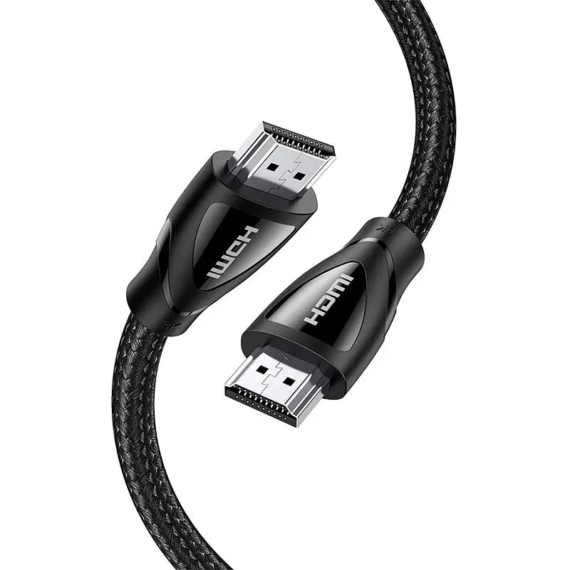Кабель HDMI M - M, 3.0 м, V2.1 With Braid 8K@60Hz/4K@120Hz, HD140 UGREEN Чорний - фото 3