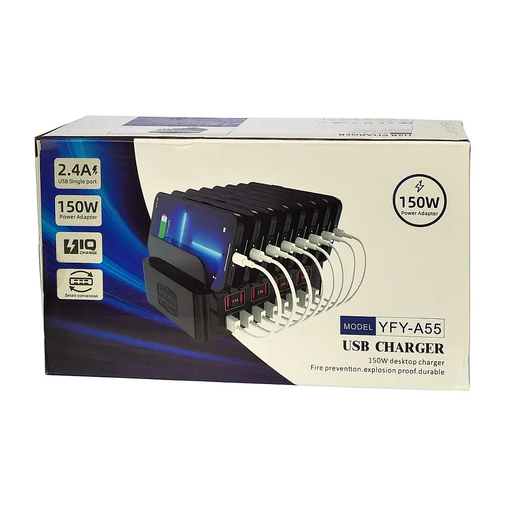 Зарядна станція YFY-A55 (16 USB 5V/2.4A, 150W) - фото 3
