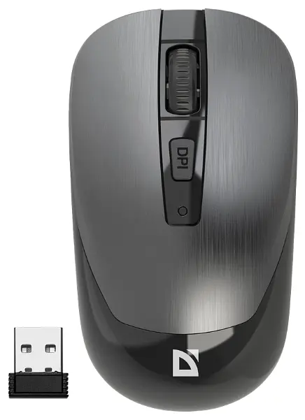 Миша Defender Wave MM-995 Wireless сірий (52993) (6918377)