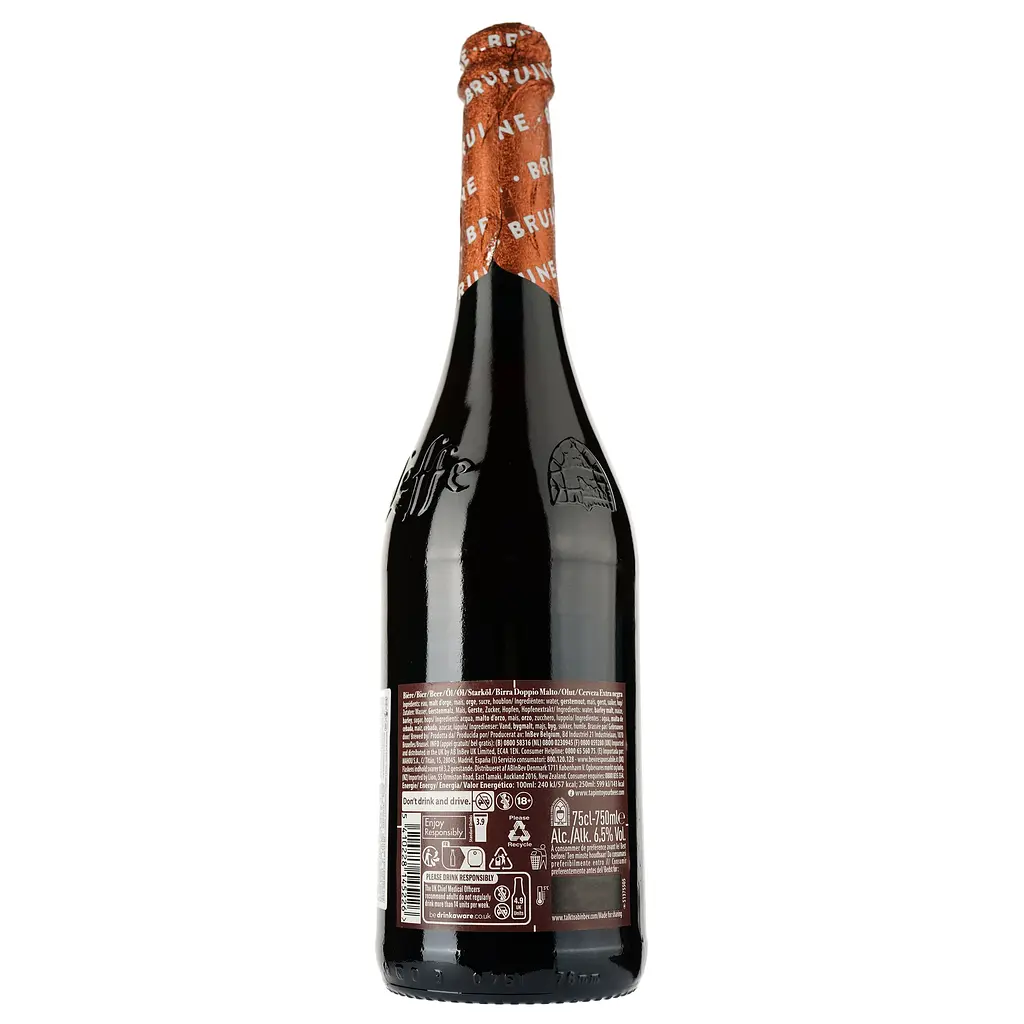 Уценка. Пиво Leffe Brune, темное, фильтрованное, 6,5%, 0,75 л (639836) - фото 2