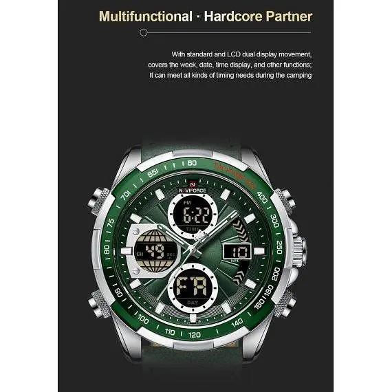 Годинник чоловічий наручний Naviforce Fly ArmyGreen - фото 6